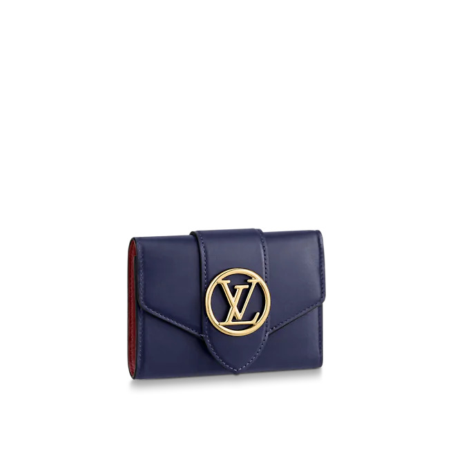 Louis Vuitton LV PONT 9 COMPACT WALLET Blue High