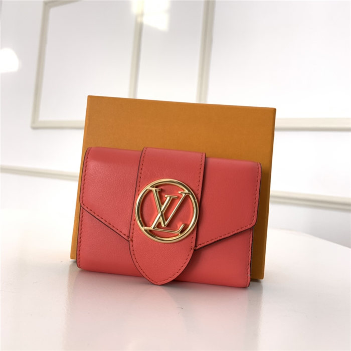 Louis Vuitton LV PONT 9 COMPACT WALLET Dahlia High