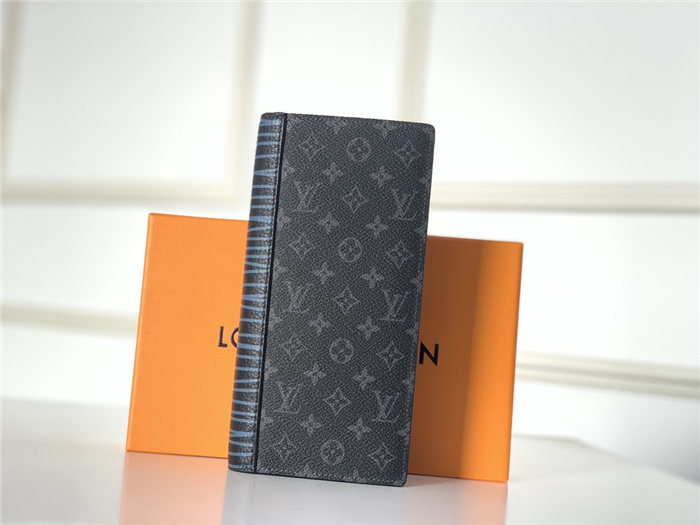 Louis Vuitton BRAZZA WALLET Monogram Eclipse High