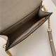 Louis Vuitton LOCKME CLUTCH Taupe High