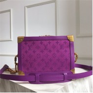 Louis Vuitton SOFT TRUNK Monogram Denim Purple High