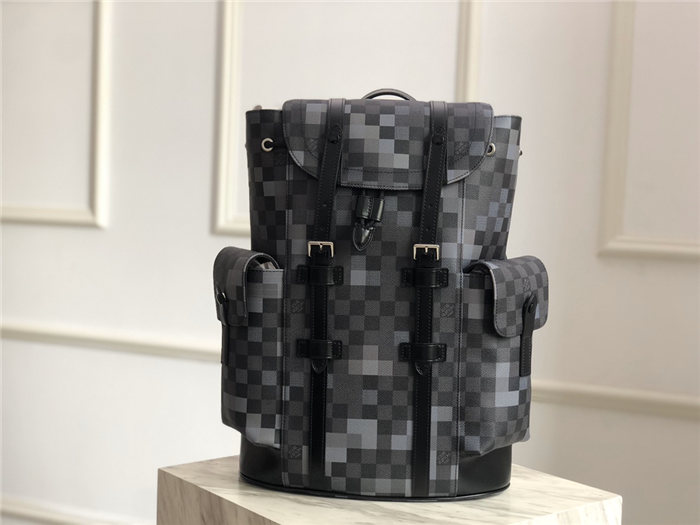 Louis Vuitton CHRISTOPHER PM Pixel Grey High