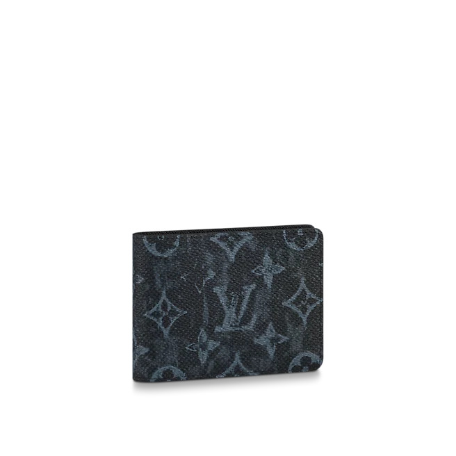 Louis Vuitton MULTIPLE WALLET Monogram Pastels Noir High