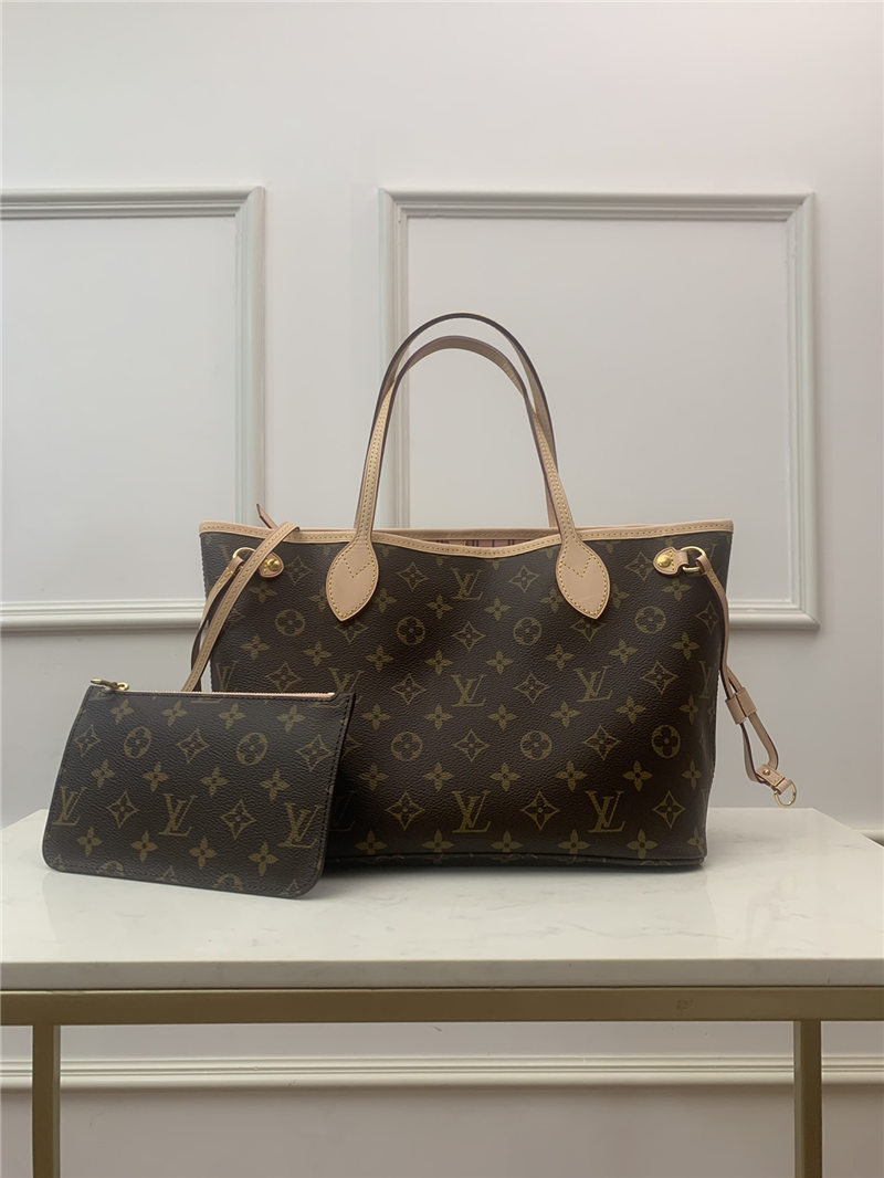 Louis Vuitton NEVERFULL PM Monogram Pink High