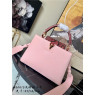 Louis Vuitton CAPUCINES BB Taurillon Pink M80013 High