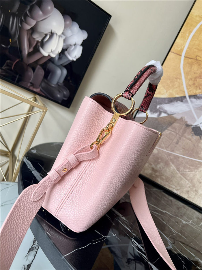 Louis Vuitton CAPUCINES BB Taurillon Pink M80013 High