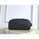 Louis Vuitton DOPP KIT TOILET POUCH Damier Graphite High