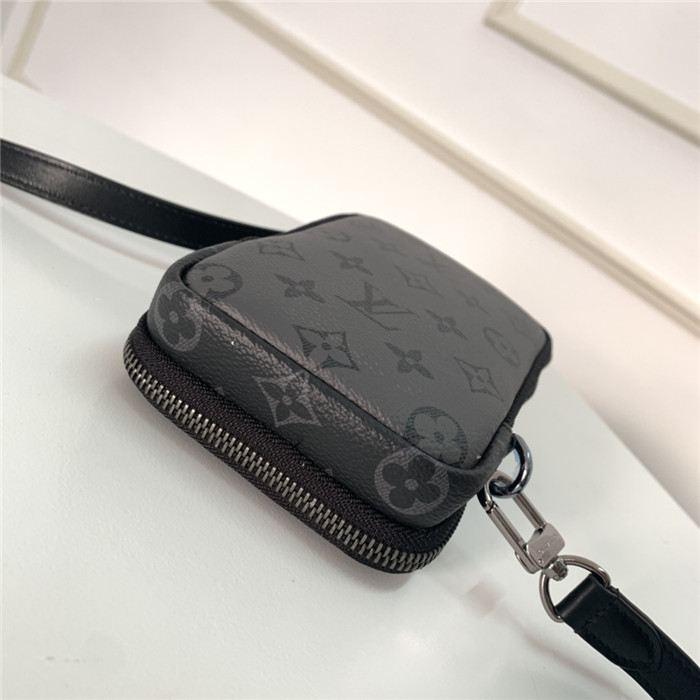 Louis Vuitton DOUBLE PHONE POUCH Monogram Eclipse & Reverse High