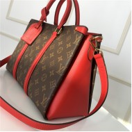 Louis Vuitton Soufflot MM Bag Monogram Canvas Red High