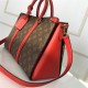 Louis Vuitton Soufflot MM Bag Monogram Canvas Red High