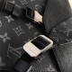 Louis Vuitton OUTDOOR FLAP MESSENGER Taiga Black High