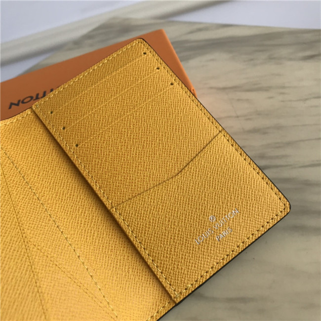 Louis Vuitton POCKET ORGANIZER Monogram Eclipse Yellow High