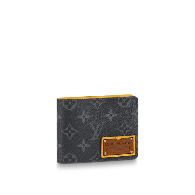 Louis Vuitton MULTIPLE WALLET Monogram Eclipse Yellow High