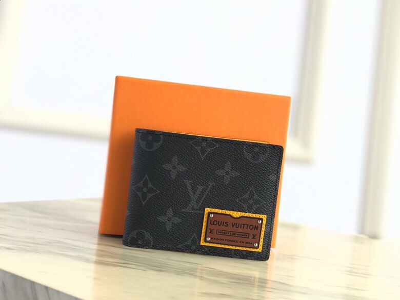 Louis Vuitton MULTIPLE WALLET Monogram Eclipse Yellow High