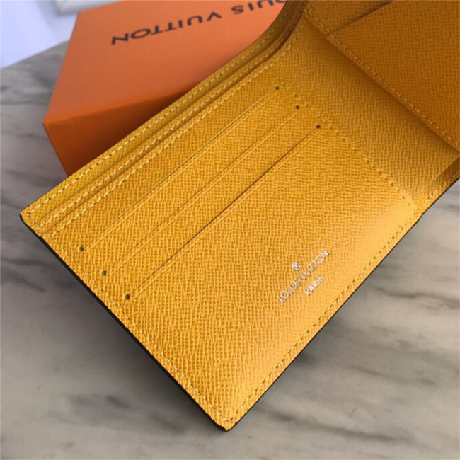 Louis Vuitton MULTIPLE WALLET Monogram Eclipse Yellow High