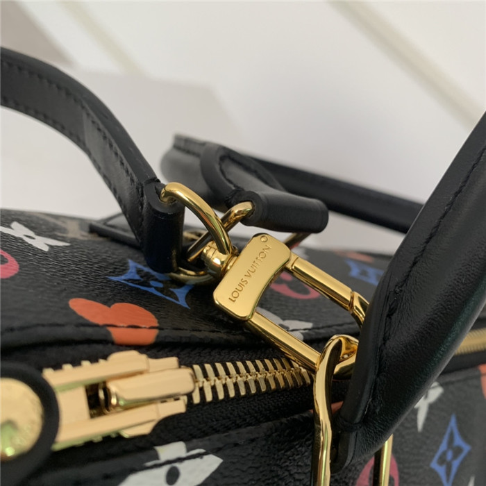 Louis Vuitton GAME ON SPEEDY BANDOULIÈRE 25 Black High