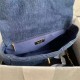 Large Chanel 19 Flap Bag Denim High