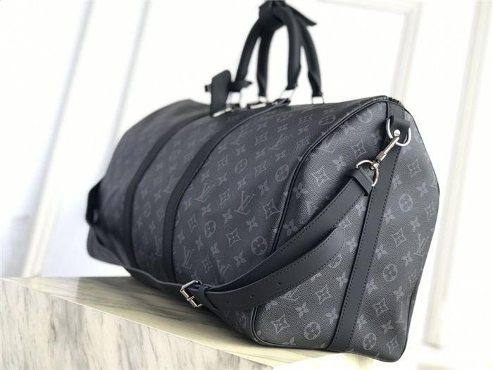 Louis Vuitton KEEPALL BANDOULIÈRE 50 Monogram Eclipse High