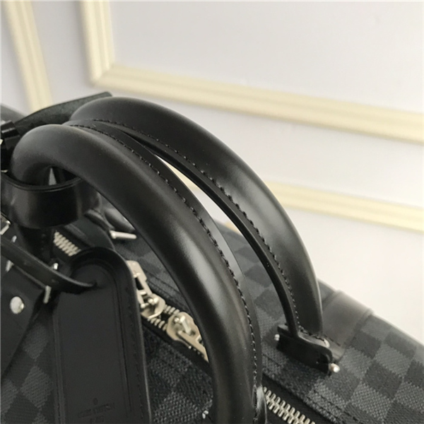 Louis Vuitton KEEPALL BANDOULIÈRE 55 Damier Graphite Shark High