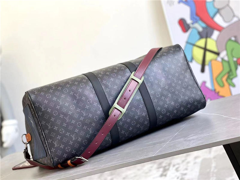 Louis Vuitton KEEPALL BANDOULIÈRE 50 Monogram Eclipse High