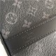 Louis Vuitton KEEPALL BANDOULIÈRE 50 Monogram Eclipse Silver High