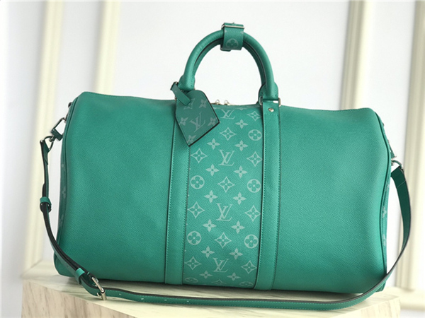 Louis Vuitton KEEPALL BANDOULIÈRE 45 Taiga Green High