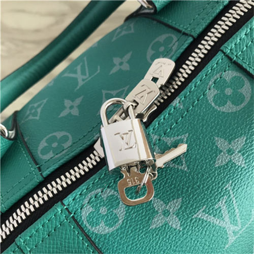 Louis Vuitton KEEPALL BANDOULIÈRE 45 Taiga Green High