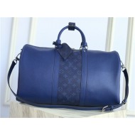 Louis Vuitton KEEPALL BANDOULIÈRE 45 Taiga Blue High