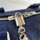 Louis Vuitton KEEPALL BANDOULIÈRE 45 Taiga Blue High