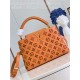 Louis Vuitton Capucines MM Calfskin leather embroidery Saffron Yellow M22922/M22863 High