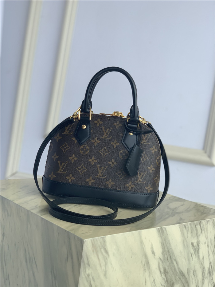 Louis Vuitton Alma BB Bag Monogram Black High