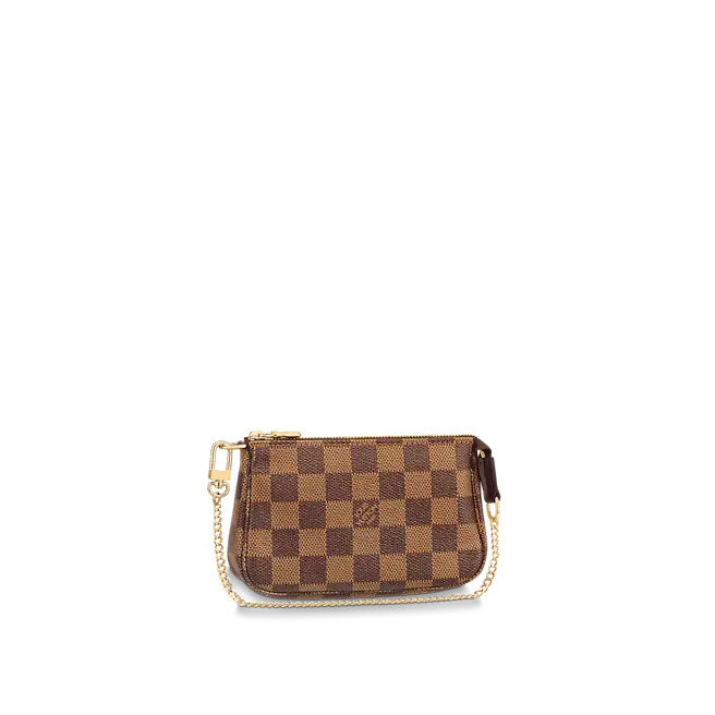 Louis Vuitton MINI POCHETTE ACCESSOIRES Damier Ebene High