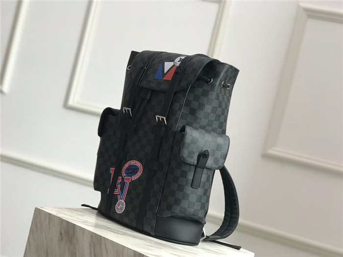 Louis Vuitton CHRISTOPHER PM Damier Graphite High