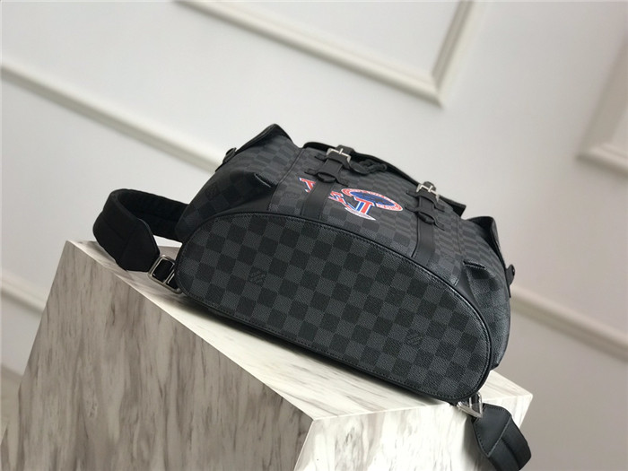 Louis Vuitton CHRISTOPHER PM Damier Graphite High