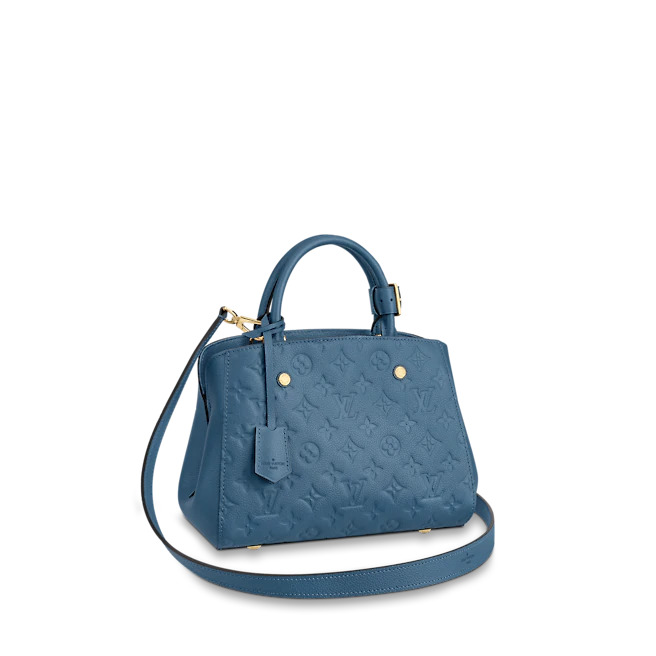 Louis Vuitton MONTAIGNE BB Monogram Empreinte Blue High