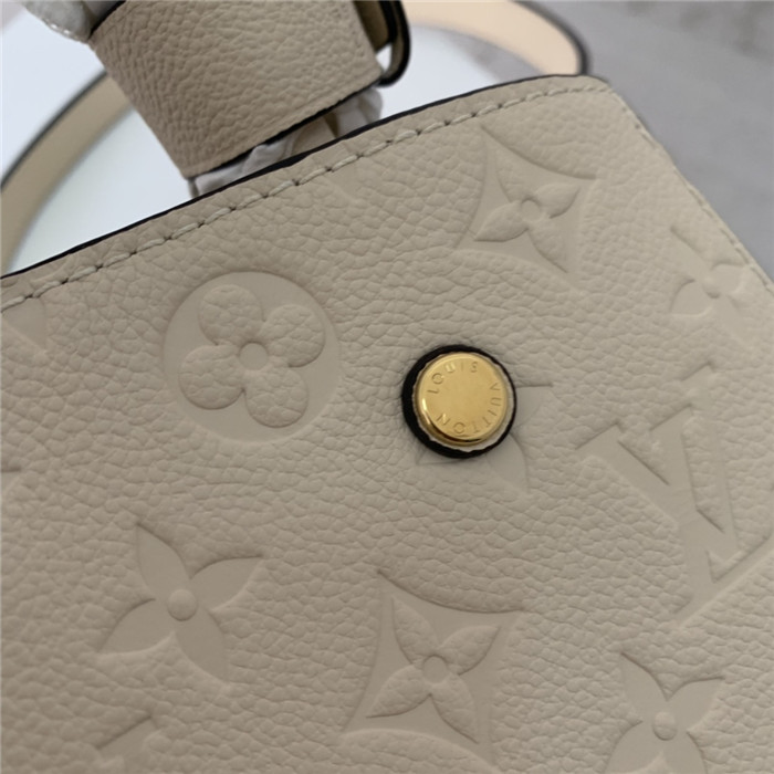 Louis Vuitton MONTAIGNE BB Monogram Empreinte Creme High