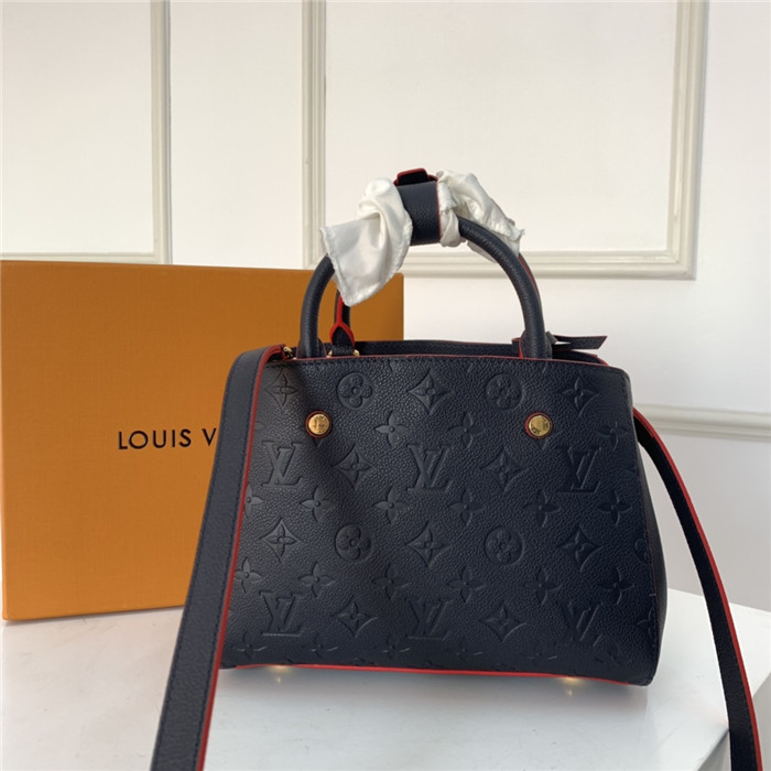 Louis Vuitton MONTAIGNE BB Monogram Empreinte Navy High