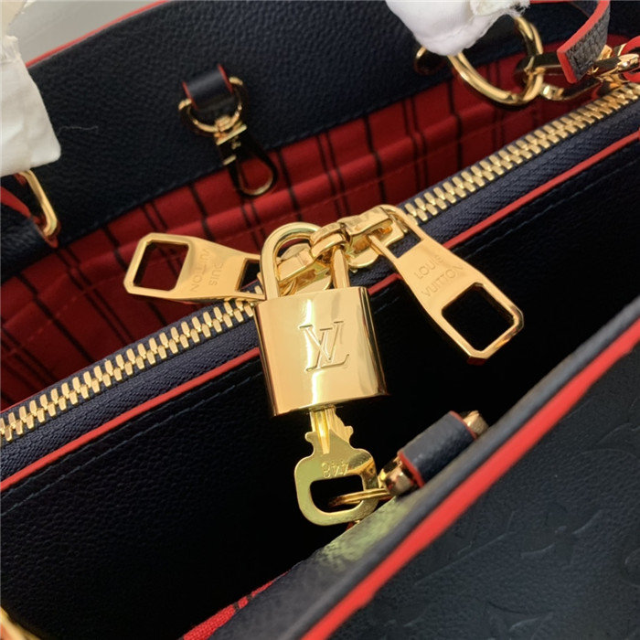 Louis Vuitton MONTAIGNE BB Monogram Empreinte Navy High