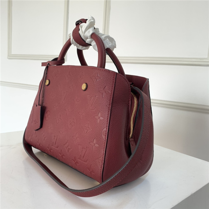 Louis Vuitton MONTAIGNE BB Monogram Empreinte Wine High