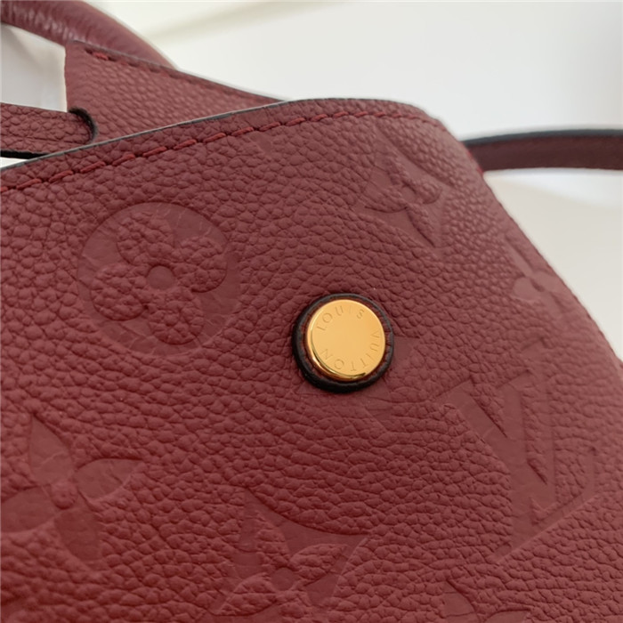 Louis Vuitton MONTAIGNE BB Monogram Empreinte Wine High