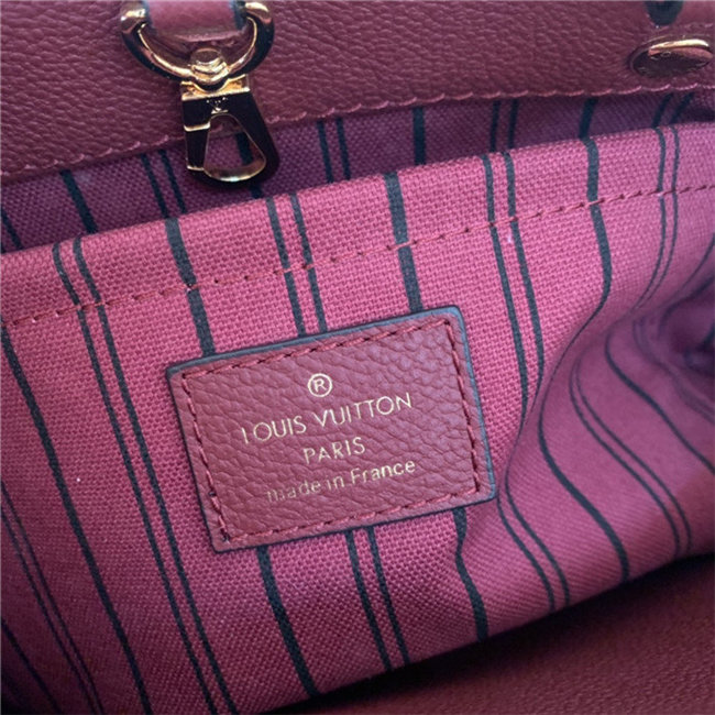 Louis Vuitton MONTAIGNE BB Monogram Empreinte Wine High