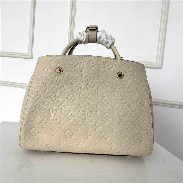 Louis Vuitton MONTAIGNE MM Monogram Empreinte Cream High