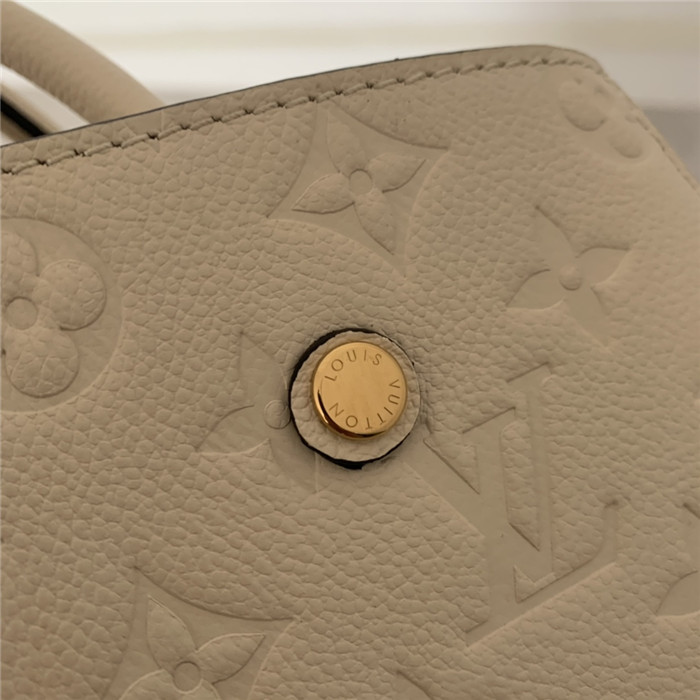 Louis Vuitton MONTAIGNE MM Monogram Empreinte Cream High