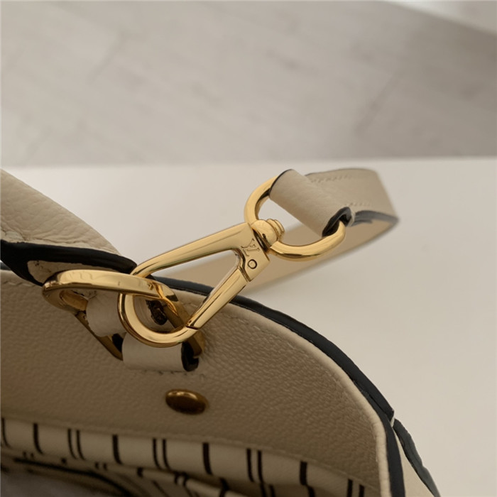 Louis Vuitton MONTAIGNE MM Monogram Empreinte Cream High