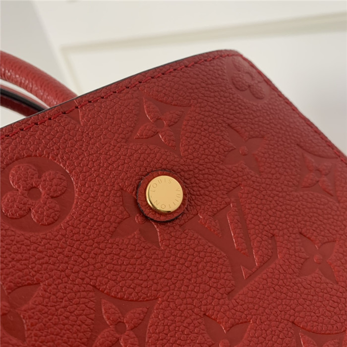 Louis Vuitton MONTAIGNE MM Monogram Empreinte Red High