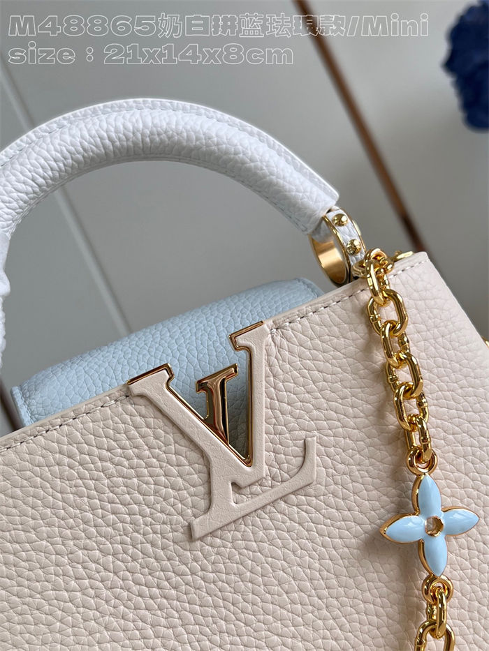 Louis Vuitton Capucines Mini Taurillon leather M48865 Blue High