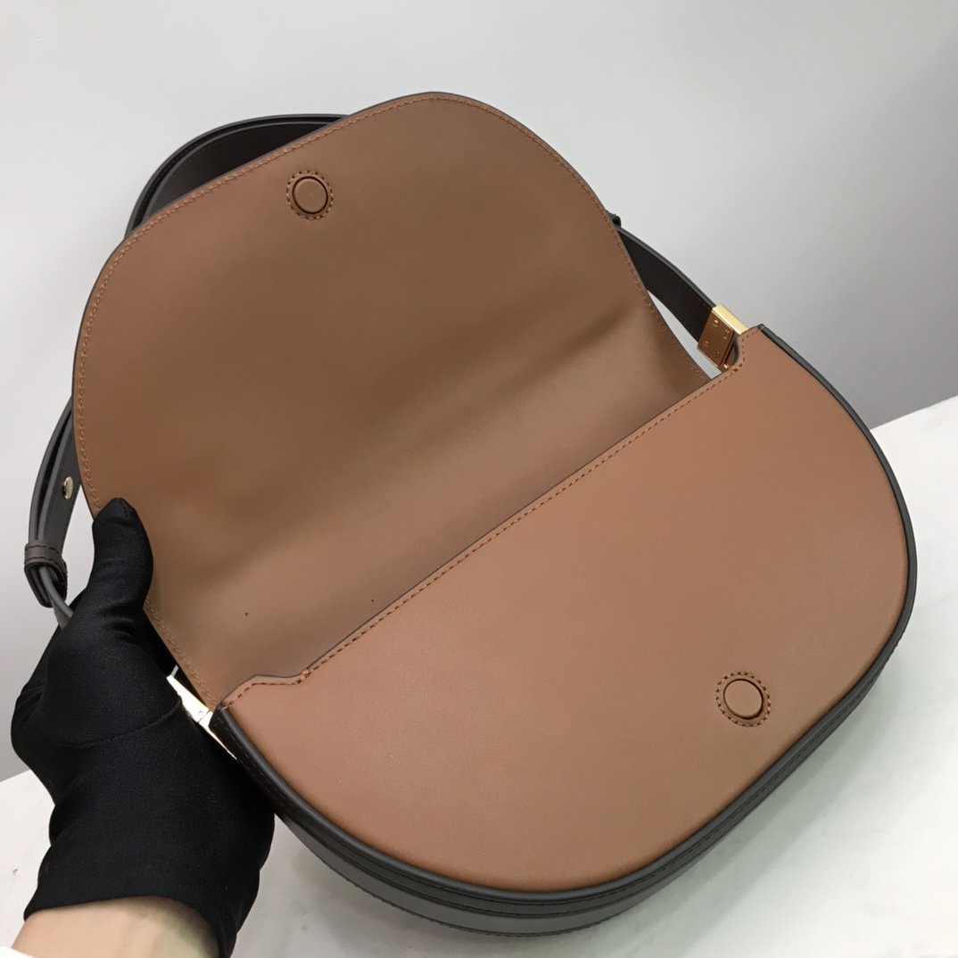 Small Leather Olympia Bag Tan High