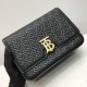 Medium Quilted Monogram Lambskin TB Bag Black High