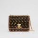 Medium Monogram Flocked Leather TB Bag High