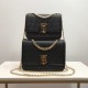 Small Quilted Monogram Lambskin TB Bag Black High